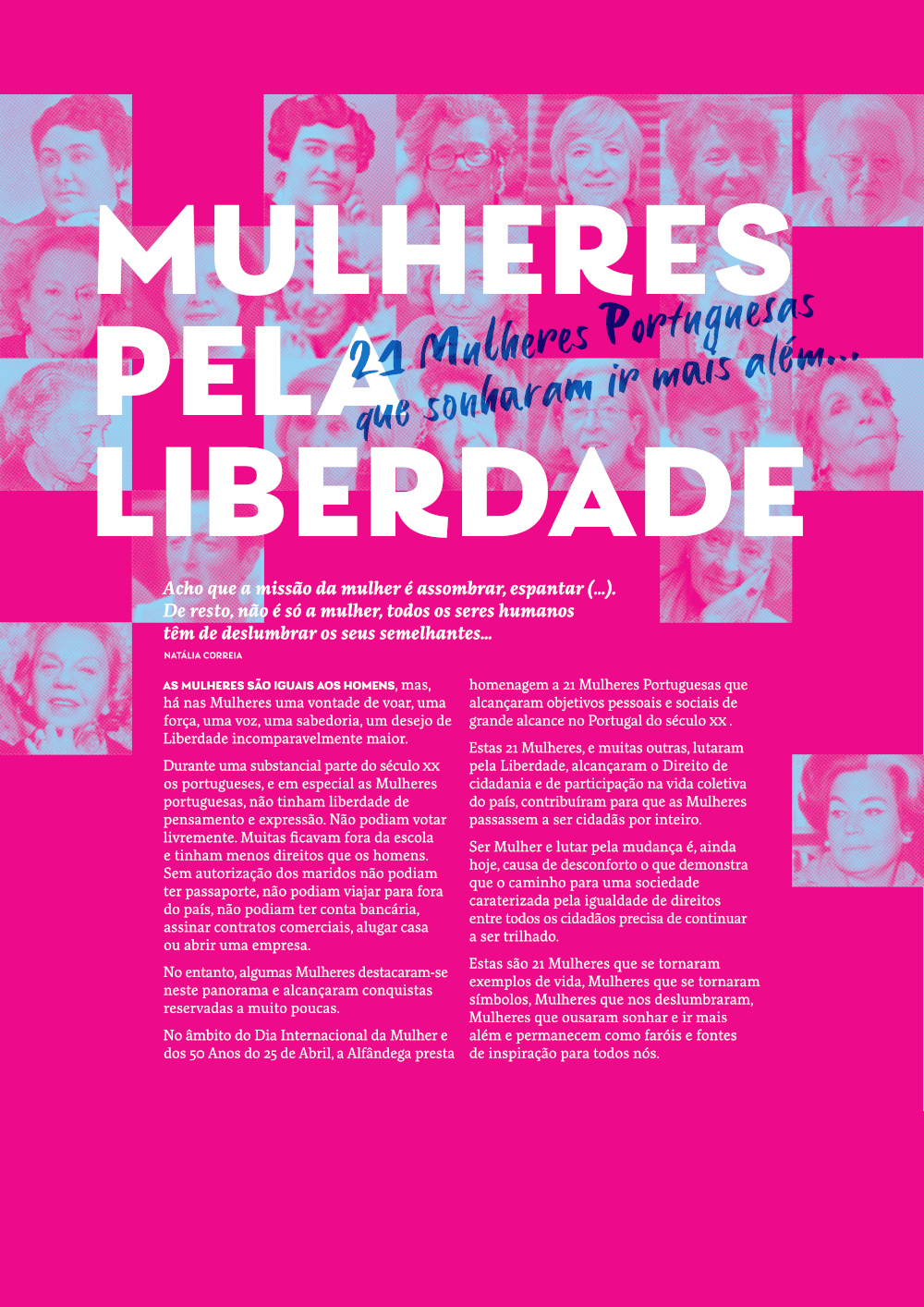 Exposição “Mulheres Pela Liberdade”